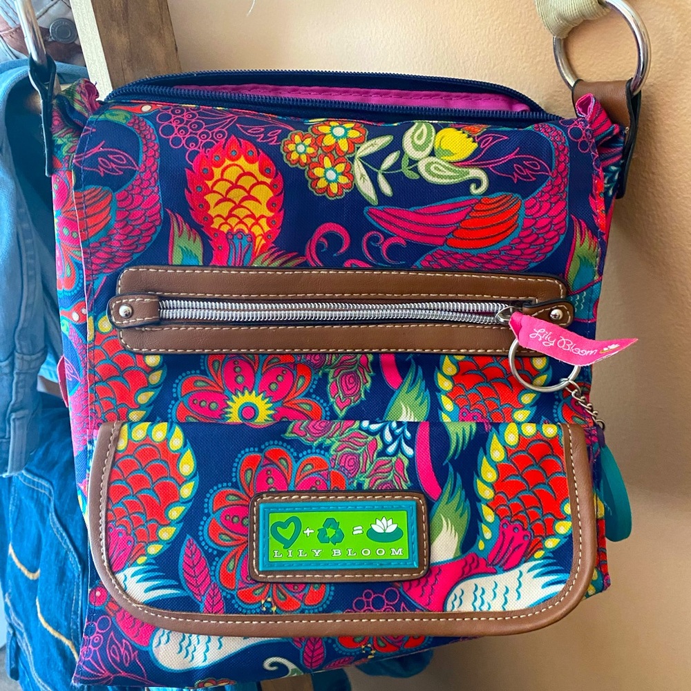 Lily Bloom Crossbody Purse w/ Tablet Pocket